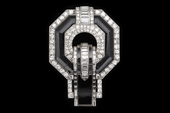 Rock-Crystal and Diamond Brooch by Suzanne Belperron, Paris