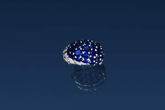 Sapphire and Diamond Ring by Oscar Heyman