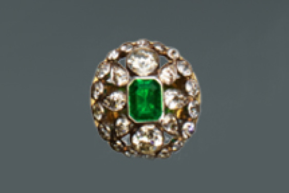 Emerald and Diamond Ring by Rene Boivin, Paris