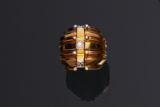 Diamond and Gold Ring by Mellerio, Paris