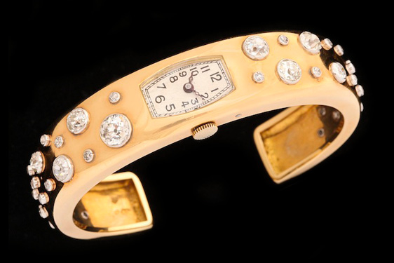 Diamond Watch in Gold by Suzanne Belperron
