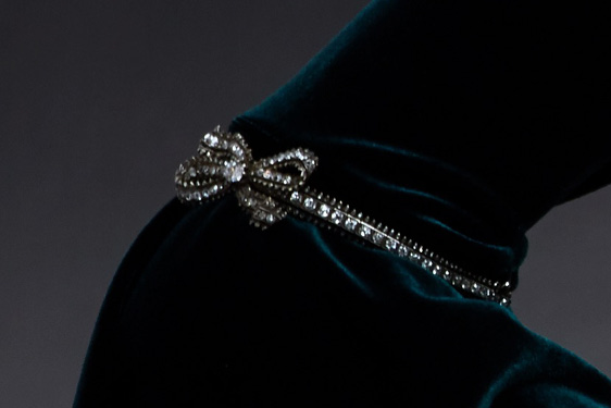 19th Century Diamond Bow Bracelet