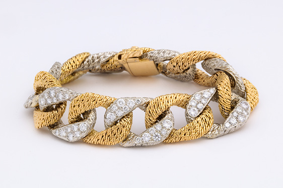 Diamond and Gold Bracelet by George L’Enfant for Van Cleef and Arpels